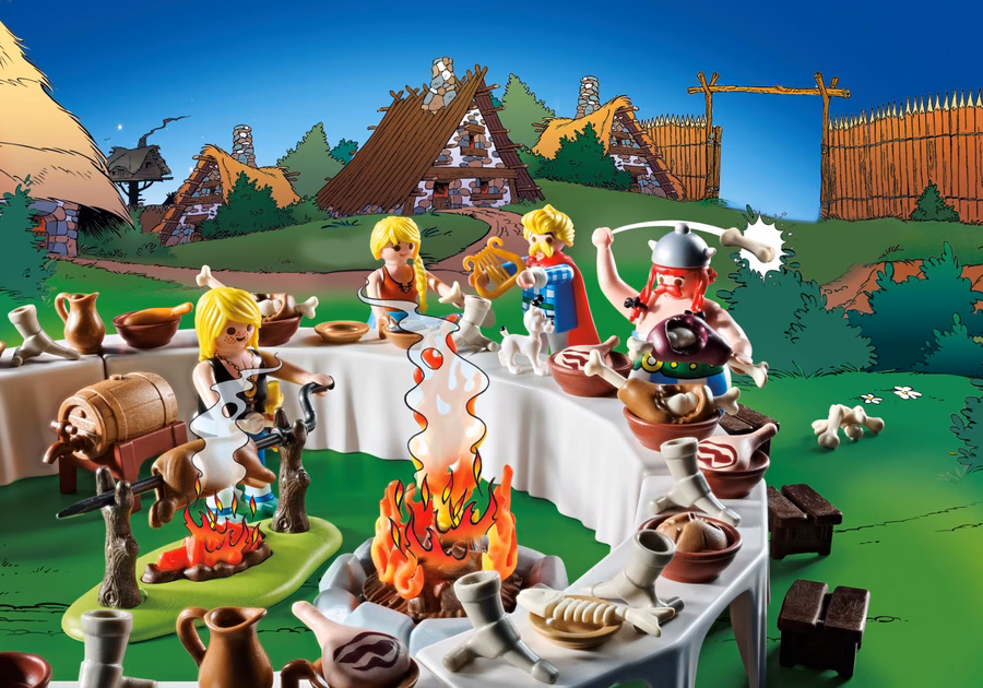 Asterix: The village banquet