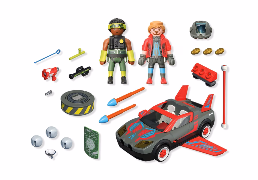 Hero with Vehicle