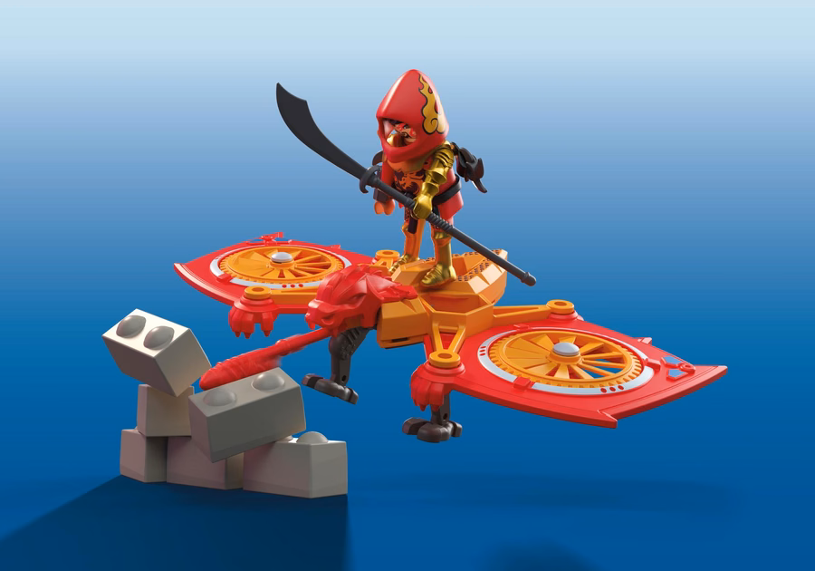 Hero Drone Fight with Evil Ninja