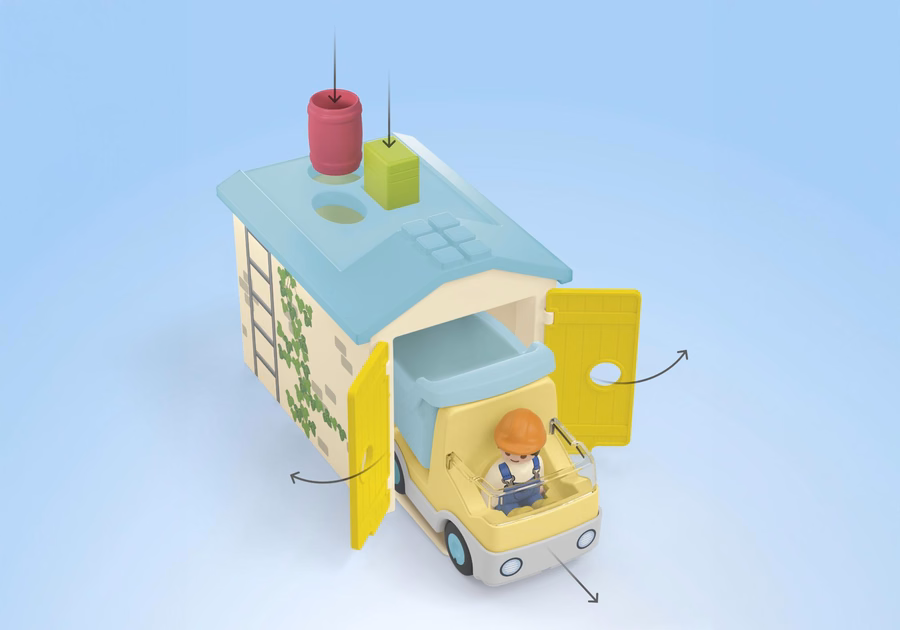 JUNIOR: Construction Truck with Garage