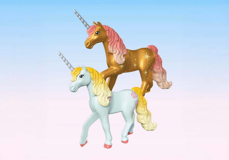 Collectible Unicorn: Sky Rose with Fairy
